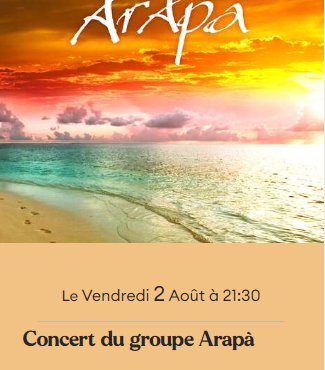 Concert du groupe Arapà - Cour Carrée - Bunifaziu