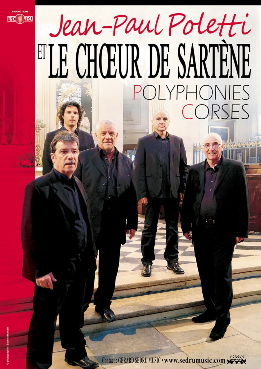 Concert polyphonique avec Jean Paul Poletti et le Chœur de Sartène - Eglise Saint Jean François Régis - Purtichju 