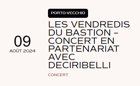 Les vendredis du Bastion / Concerts : Impro du festival Deriribelli, Panzetta Paradise et SH 404 - Bastion de France - Portivechju