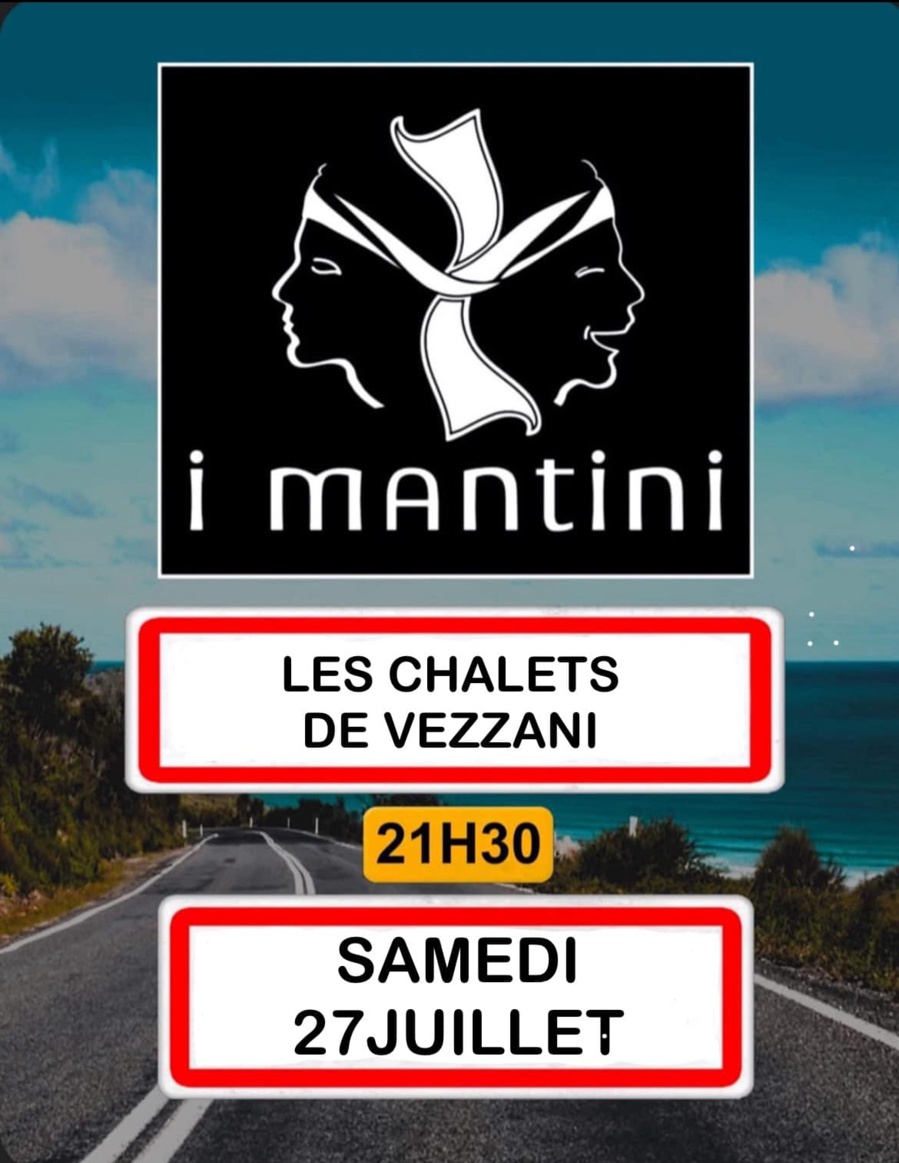 Concert : I Mantini - Les Chalets - Vizzani