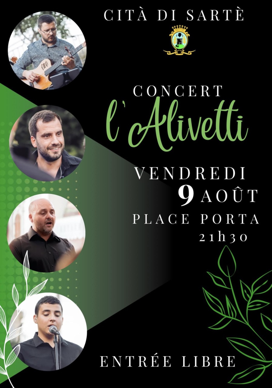 Concert : L'Alivetti - Place Porta - Sartè 