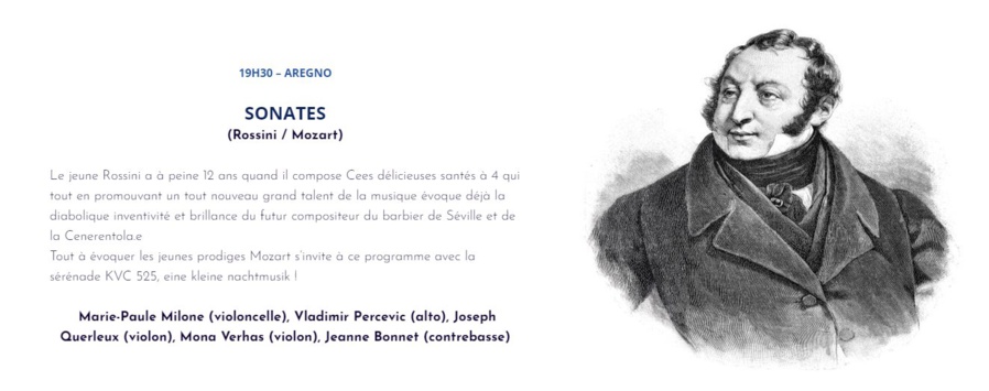 I Scontri di Calinzana 24° Edizione / Sonates (Rossini / Mozart) - Aregnu 