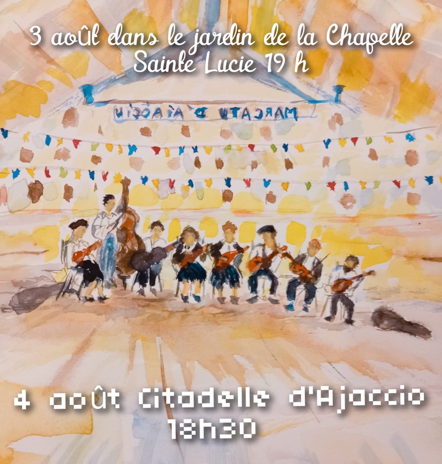 Concert : Estudiantina Aiaccina - Jardins de la Chapelle Sainte Lucie - Aiacciu 