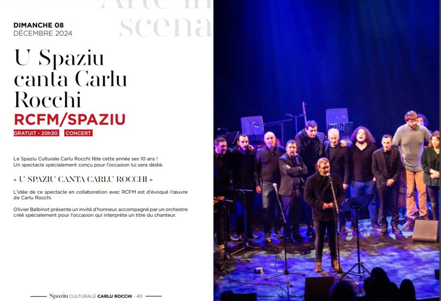 « U Spaziu canta Carlu Rocchi » - Spaziu Culturale Carlu Rocchi - Biguglia