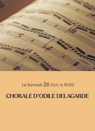 Chorale d'Odile Delagarde - Église Saint Dominique - Bunifaziu