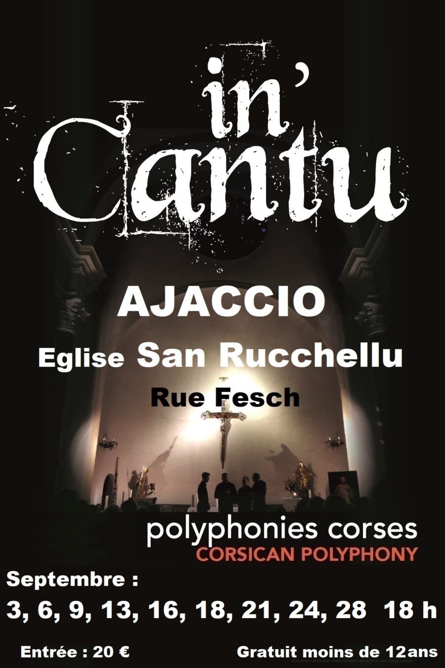 In Cantu en concert - Eglise San Ruchellu - Aiacciu