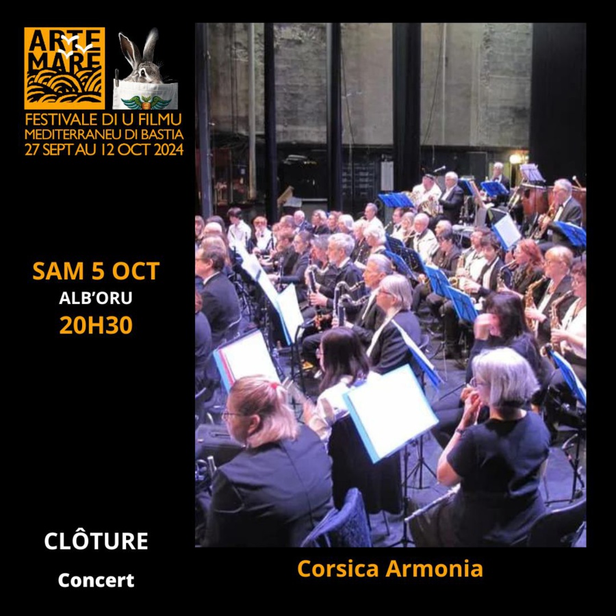 Festival Arte Mare / Concert de clôture avec le groupe Corsica Armonia - Centre culturel Alb'Oru - Bastia