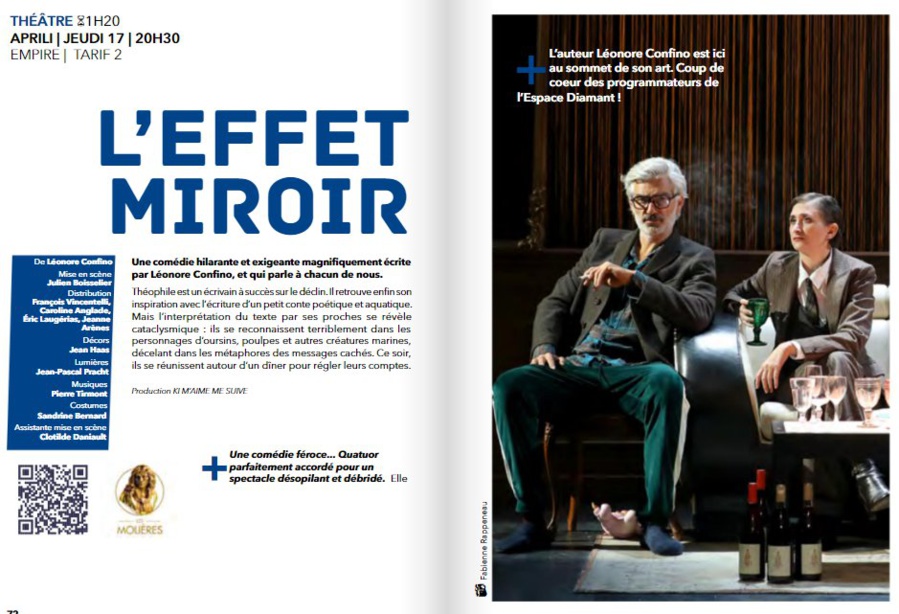 Théâtre : « L'effet miroir » - Théâtre l'Empire - Aiacciu