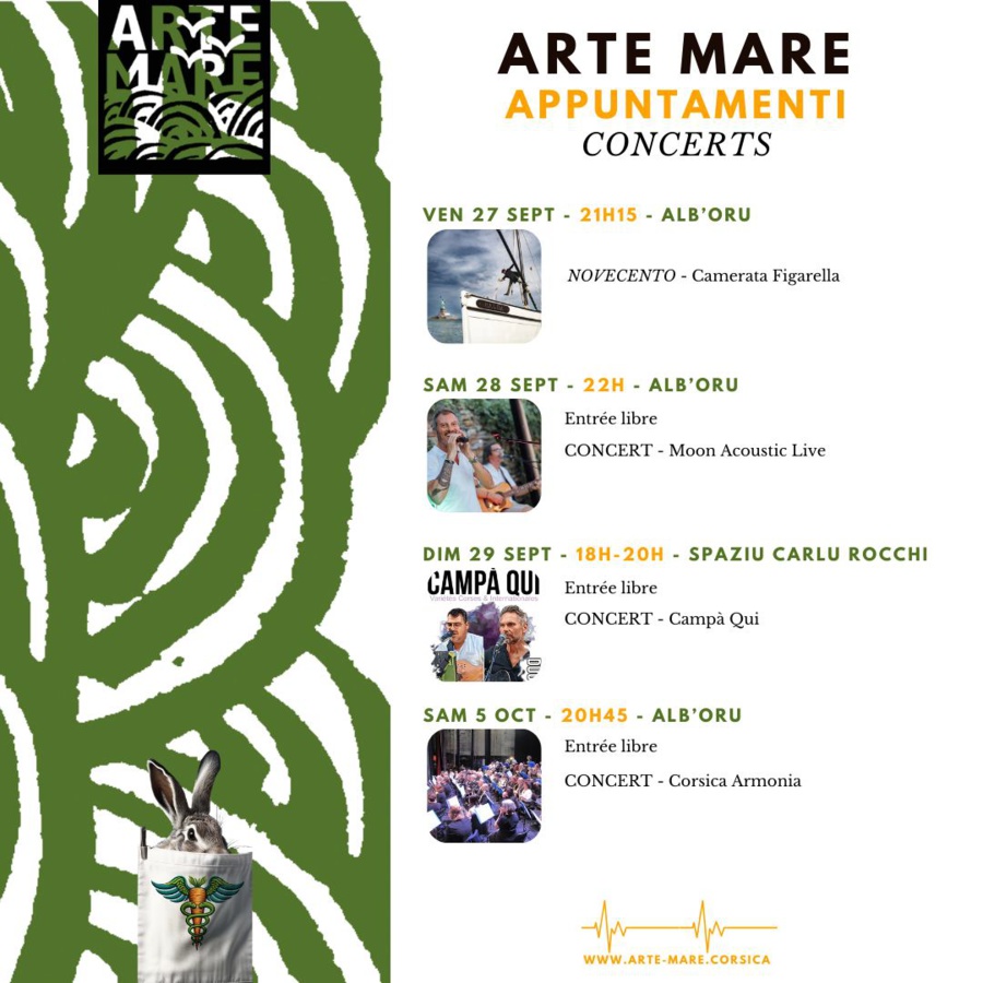 Festival Arte Mare / Concert de Moon Acoustic Live - Centre Culturel Alb'Oru - Bastia 