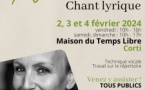 Masterclass de chant lyrique dispensée par Michelle Canniccioni - Maison du Temps Libre - Corti