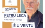 Conférence autour du dernier ouvrage de Petru Leca « È u ventu »  - Espace Diamant - Aiacciu