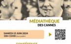 Conférence "Winston Churchill" animée par Raphaël Lahlou - Médiathèque des Cannes - Aiacciu