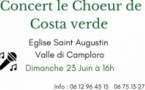 Concert : Le Choeur de Costa Verde - Eglise Saint Augustin - A Valle di Campulori