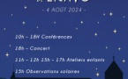Festival d'astronomie de Zicavu :  Conférences, ateliers, concert, observations solaires et nocturnes