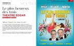 Théâtre : "Le plus heureux des trois" | Théâtre Edgar - Spaziu Culturale Carlu Rocchi - Biguglia