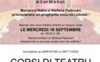 Cours de théâtre en langue corse pour les enfants avec Marianna Nativi et Stephanie Padovani - Spaziu Locu teatrale - Aiacciu 