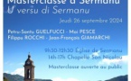 Masterclass sur le chant sacré avec Mai Pesce, Petru-Santu Guelfucci, Filippu Rocchi et Jean-François Giamarchi - Sermanu