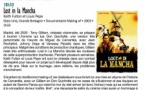 Projection du film "Lost in la Mancha' de Keith Fulton et Louis Pepe - Cinémathèque de Corse - Portivechju