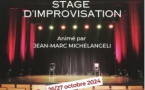 Stage d'improvisation théâtrale adulte animé par le comédien Jean-Marc Michelangeli - Centre Culturel Edmond Simeoni - Lumiu