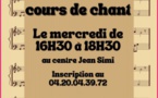 Cours de chant - Centre Jean Simi - L'Isula