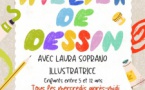 Atelier de dessin avec l’illustratrice Laura Soprano pour les enfants entre 5 et 12 ans - U Svegliu Calvese, La Poudrière - Calvi