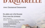 Ateliers d'aquarelle avec Emmanuel Demoustier en plein air - L'Isula