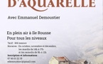 Ateliers d'aquarelle avec Emmanuel Demoustier en plein air - L'Isula