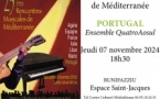 Les Rencontres Musicales de Méditerranée / Ensemble QuatroAosul (Portugal) - Espace Saint-Jacques - Bunifaziu