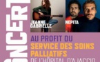 Concert caritatif au profit du service des soins palliatifs de l’hôpital d'Aiacciu : Jeanne Gabrielle & Nepita, organisé par Jazz in Aiacciu et l’association A Strada di A Vita - Espace Diamant - Aiacciu