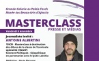 Masterclass "Presse et médias" menée par Marie Pieronne avec Antoine Albertini proposée par Racines de ciel - Palais Fesch - Aiacciu