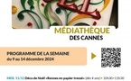 Déco de Noël en Quiling - Médiathèque des Cannes - Aiacciu