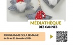 Déco de Noël en feutrine - Médiathèque des Cannes - Aiacciu