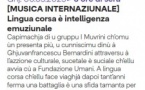 Musique "Lingua corsa è intelligenza emuziunale" avec Ghjuvan Francescu Bernardini  - Casa di e lingue - Bastia