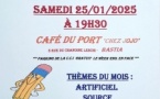 "Slam", thème du mois : Artificiel, source et papier - Café du port - Bastia