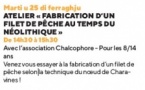 Atelier : Fabrication d’un filet de pêche au temps du néolithique - Casa di e Scenze /Centre Culturel Alb'Oru   - Bastia