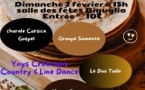 Chandeleur pour le Téléthon / Danse et concerts avec : Chorale Corsica Gospel, Groupe Sumente, Duo Toda, Ynys Creations, Country & Line Dance, Marie-Claire Betti - Salle des fêtes - Biguglia