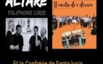 Concert au profit du Téléthon Haute-Corse  avec le groupe Altare, U cantu di è donne et la confrérie Santa Lucia - Eglise - E Ville di Petrabugnu