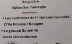 Concert des Confréries pour Mayotte - Eglise San Tumasgiu - Belgudè