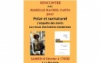 Rencontre avec Isabelle Rachel Casta autour du livre "L'enquête des morts" - Librairie Alma - Bastia 