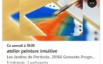 Atelier Peinture intuitive Adultes proposé par Calista Evasions - Les jardins de Purtichju