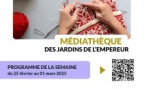 Initiation au tricot - Médiathèque des Jardins de l’Empereur - Aiacciu