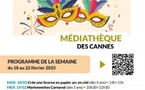 Carte Pop-up Carnaval - Médiathèque des Cannes - Aiacciu