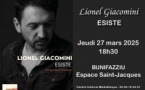 Concert de Lionel Giacomini : "Esiste" - Espace Saint-Jacques - Bunifaziu