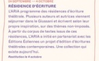 Résidence d'écriture - L'Aria - Pioghjula