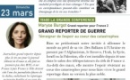 Les rencontres du Parc Galea / "Ecrire en temps de guerre : 1914-1918 : quels témoignages?" par Jean-Michel Gea et "Grand reporter de guerre : Témoigner de l'espoir au coeur des catastrophes" par Maryse Burgot Grand - Tagliu è Isulacciu