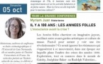 Les rencontres du Parc Galea /  « La Corse : Trop belle pour un tourisme culturel ? » par Sébastien Quenot et « Il y a 100 ans: les années folles, L’insouciance avant la crise ? » par Myriam Juan - Tagliu è Isulacciu