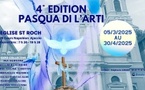 4ème édition de l'exposition collective : "Pasqua di L'Arti" - Eglise St Roch - Aiacciu