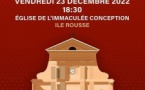 Concert de Noël au profit de l'association Inseme - Église Immaculée Conception - L'Ile-Rousse