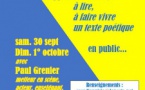 Masterclass : Apprendre à dire,à lire, à faire vivre un texte poétique en public - A Casa di a Puisia - Aiacciu