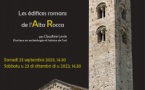 Conférence : Cycle PATRIMOINE RELIGIEUX "Les églises romanes de l’Alta Rocca" par Claudine Levie, Historienne de l’art - Musée de l'Alta Rocca - Livia